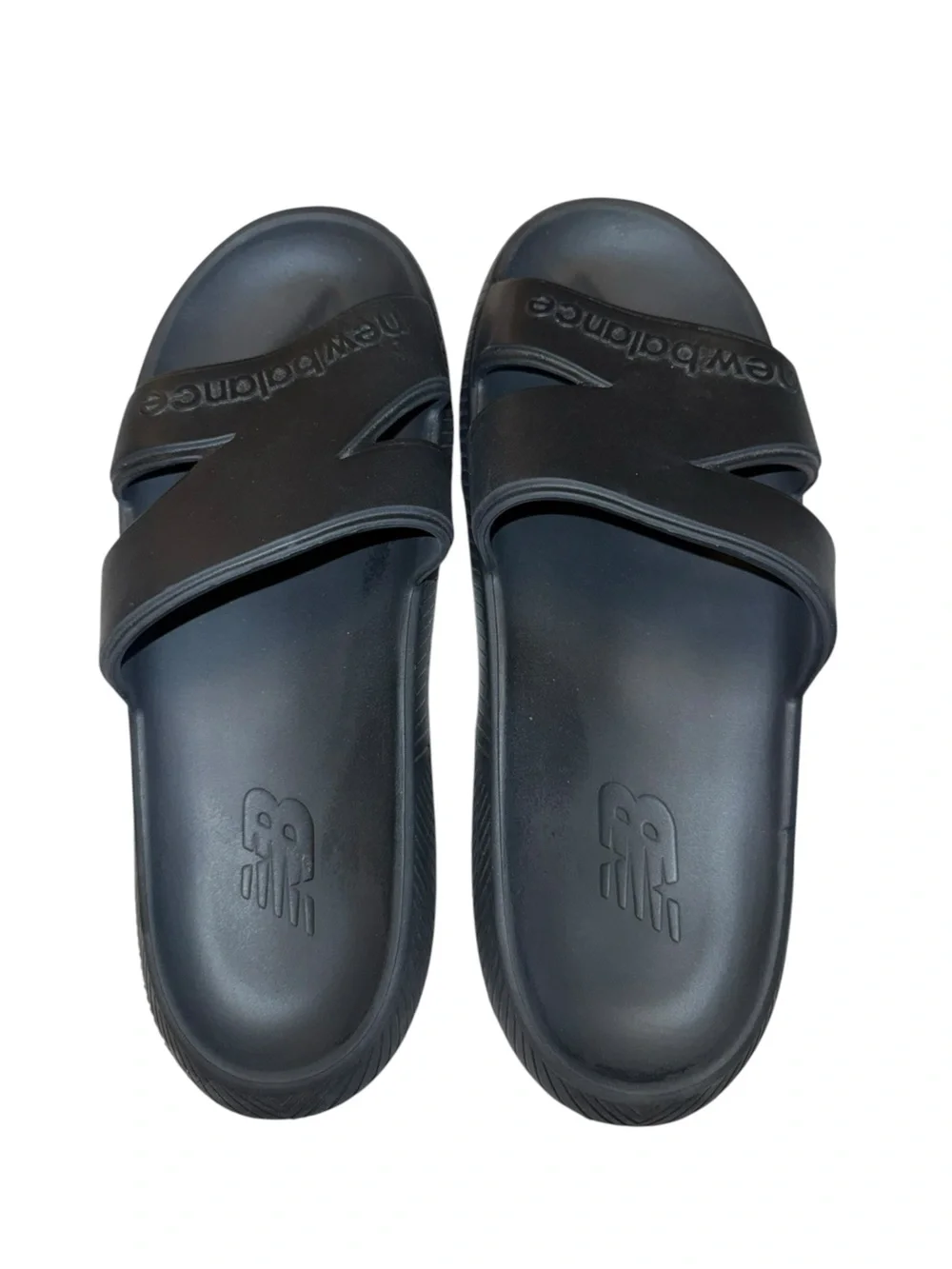 NWOT New Balance Men’s 200XL Logo Waterproof Slides Size 13 Black